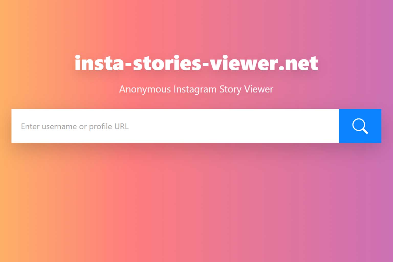 insta stories viewer — Instagramストーリーを匿名で見るビューアー